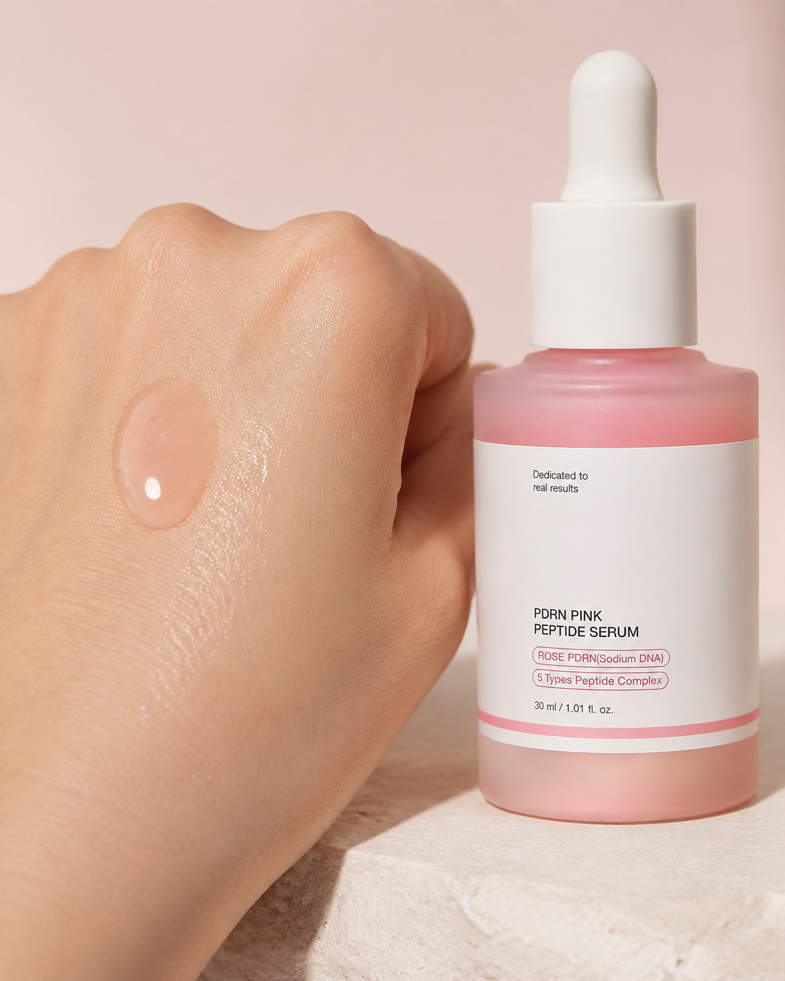 Rose PDRN & 5-Peptide Glow Serum